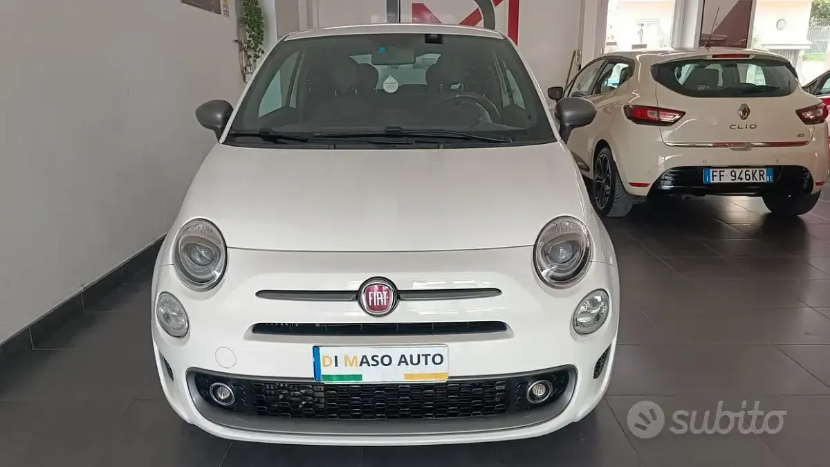 Usata Fiat 500 S 105 CV (77 kW) 2018 Bianco Berlina