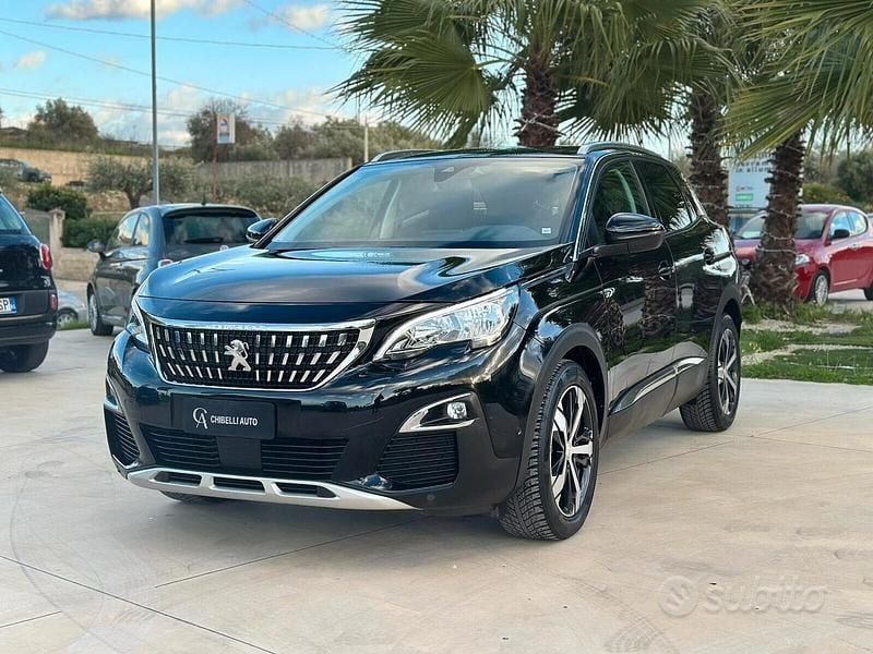 Usata Peugeot 3008 Allure 131 CV (96 kW) 2019 Nero SUV