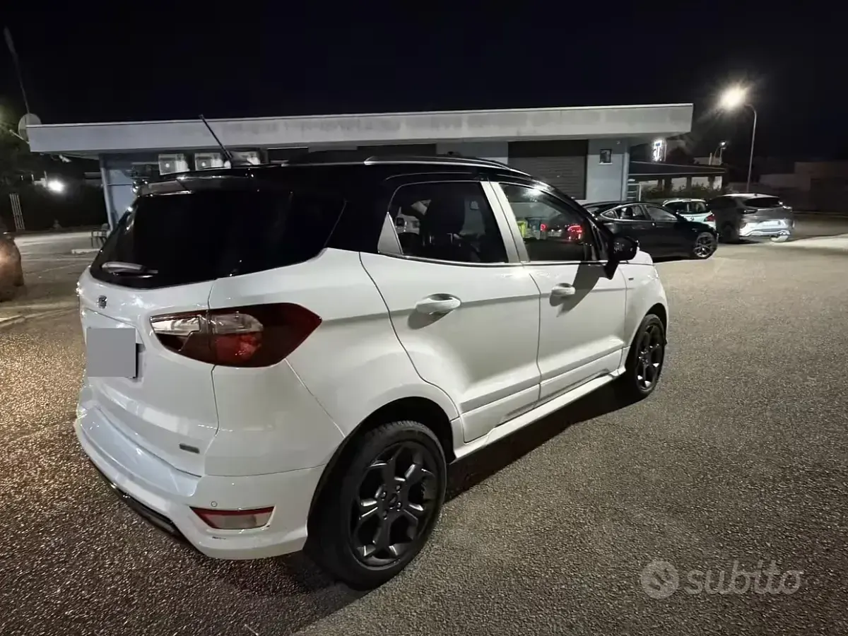 Usata Ford Ecosport ST-Line 99 CV (72 kW) 2019 Bianco SUV