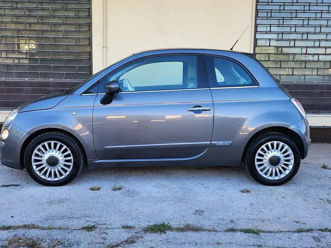 Usata Fiat 500 Lounge 69 CV (50 kW) 2011 Grigio Utilitaria