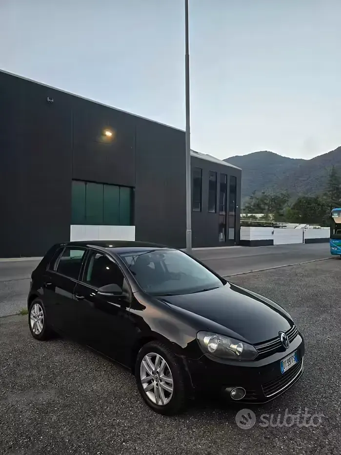 Usata VW Golf VI Highline 122 CV (89 kW) 2009 Nero Berlina