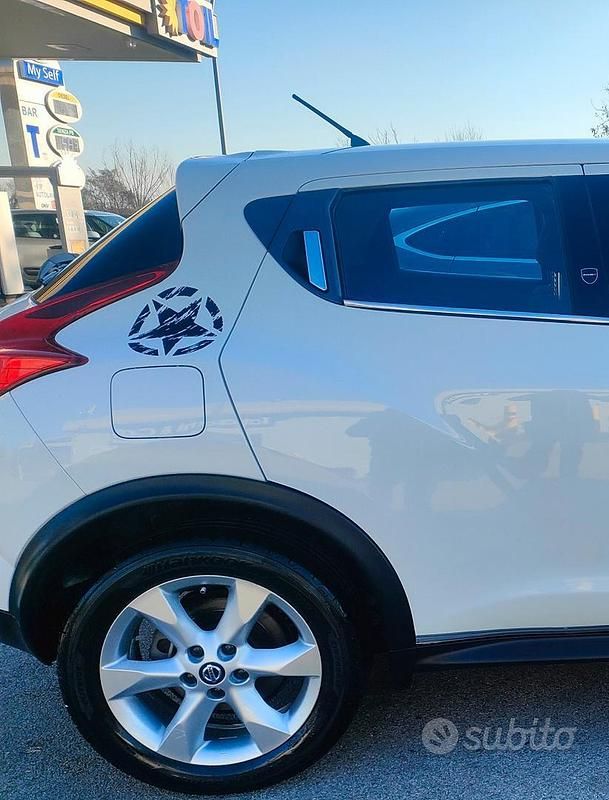 Usata Nissan Juke Tekna 110 CV (80 kW) 2014 Bianco SUV