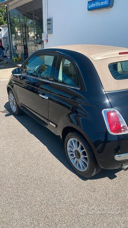 Usata Fiat 500C Lounge 69 CV (50 kW) 2013 Nero Cabrio