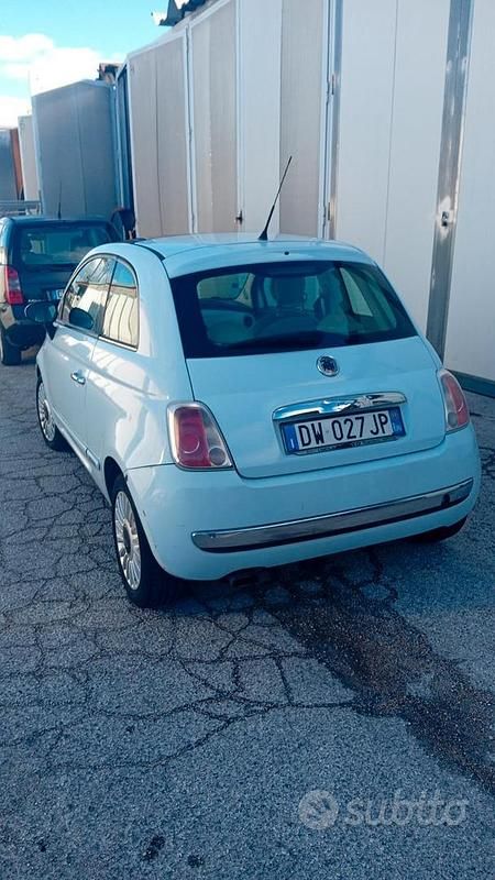 Usata Fiat 500 2009 Bianco Cabrio