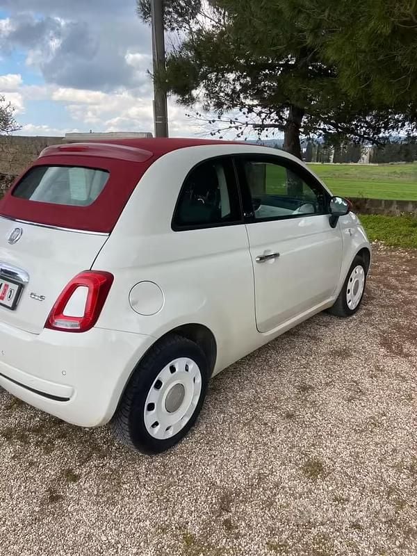 Usata Fiat 500 2012 Bianco Cabrio