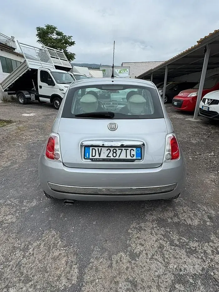 Usata Fiat 500 75 CV (55 kW) 2009 Grigio Cabrio