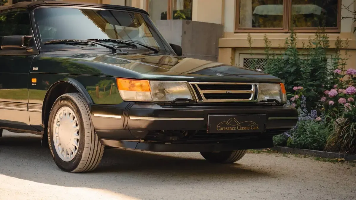 Usata Saab 900 Cabriolet 141 CV (103 kW) 1992 Verde Cabrio