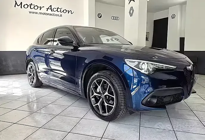 Usata Alfa Romeo Stelvio 190 CV (139 kW) 2020 Blu SUV