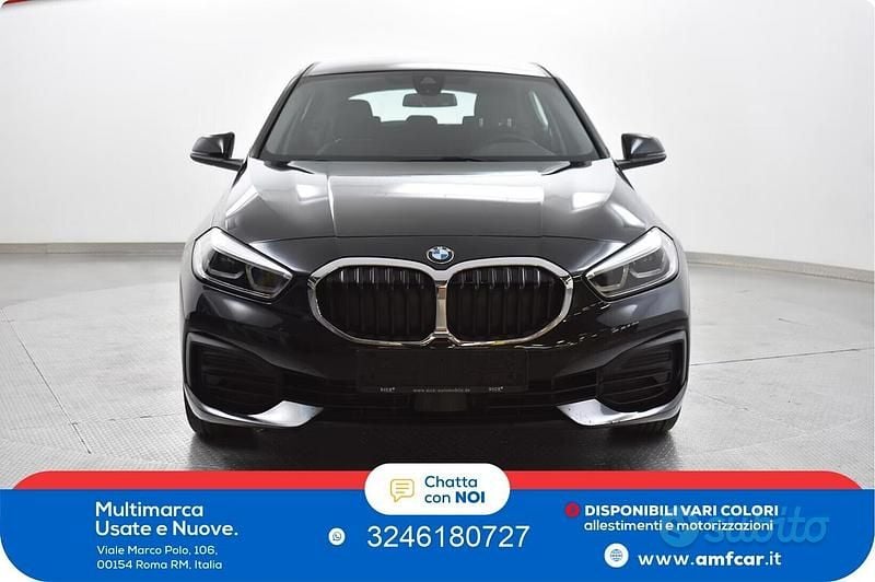 Usata BMW 118 Advantage 150 CV (110 kW) 2022 Nero Utilitaria
