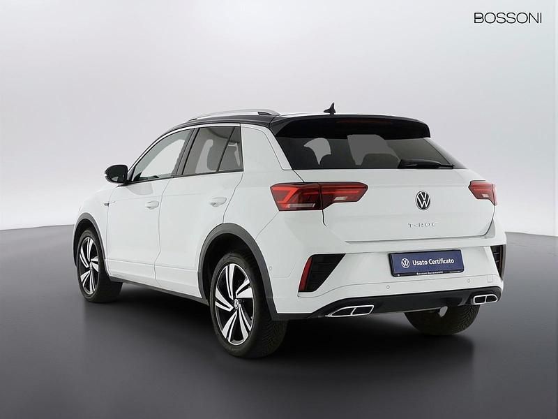 Usata VW T-Roc R-line 150 CV (110 kW) 2022 Bianco SUV