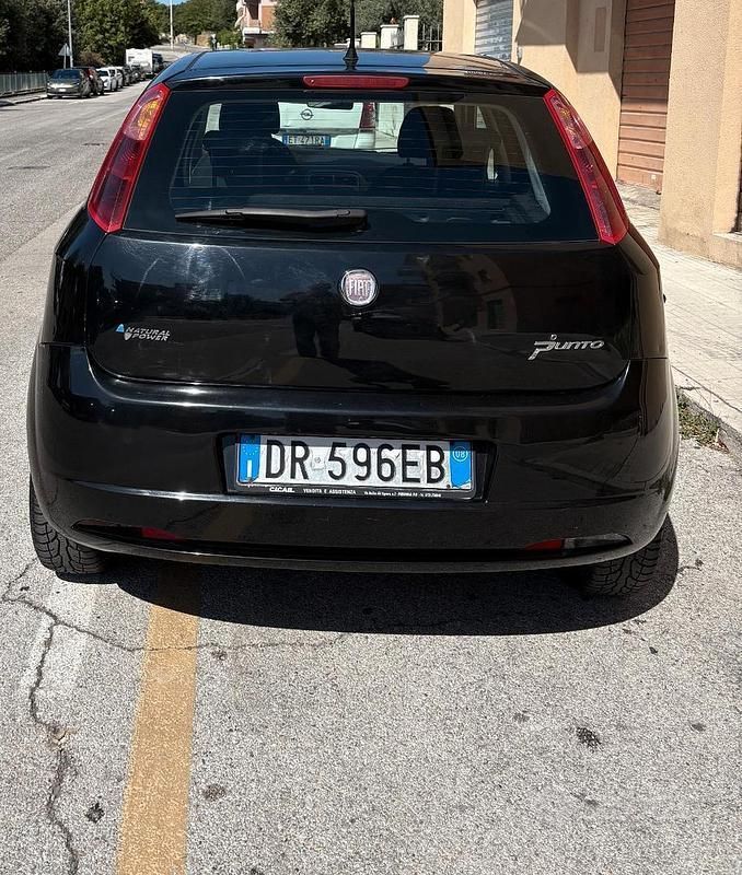 Brugt Fiat Punto 60 HK (44 kW) 2008 Sort Hatchback