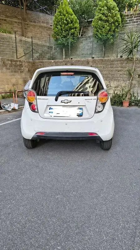 Usata Chevrolet Spark LS 68 CV (50 kW) 2011 Bianco Utilitaria