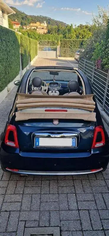 Usata Fiat 500 Lounge 69 CV (50 kW) 2015 Blu/azzurro Utilitaria