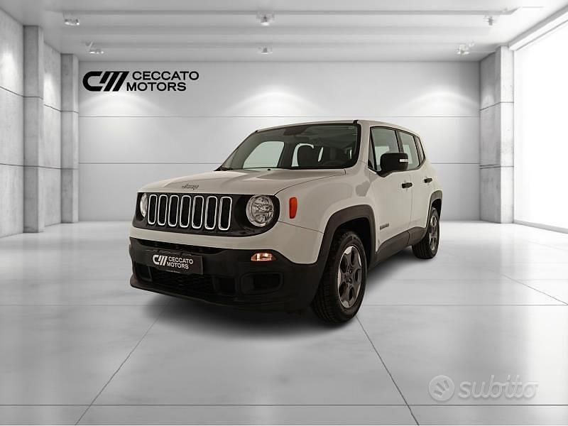 Bianco Usata 2017 Jeep Renegade Sport SUV | 12.700 € (Buon prezzo) - Immagine 1/4
