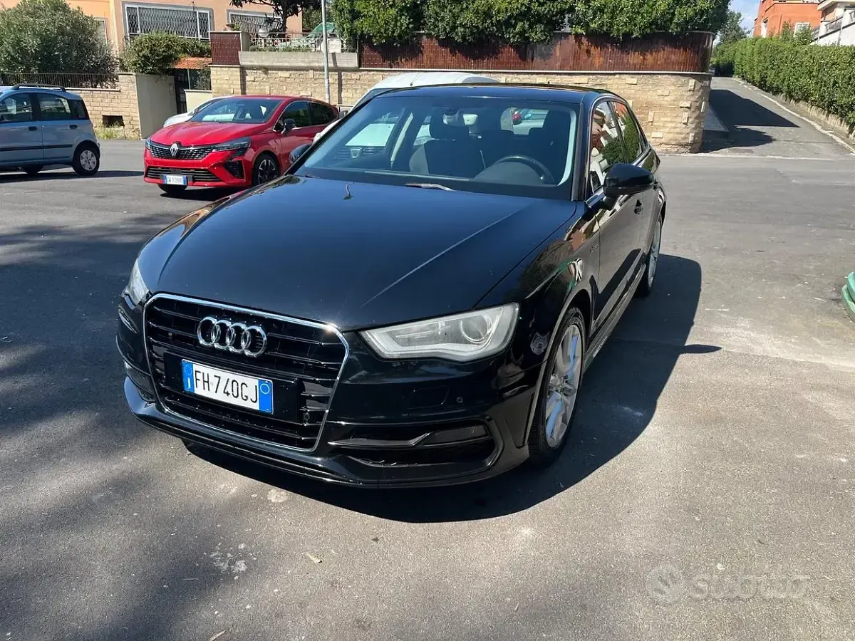Usata Audi A3 Ambition 110 CV (80 kW) 2016 Nero Berlina