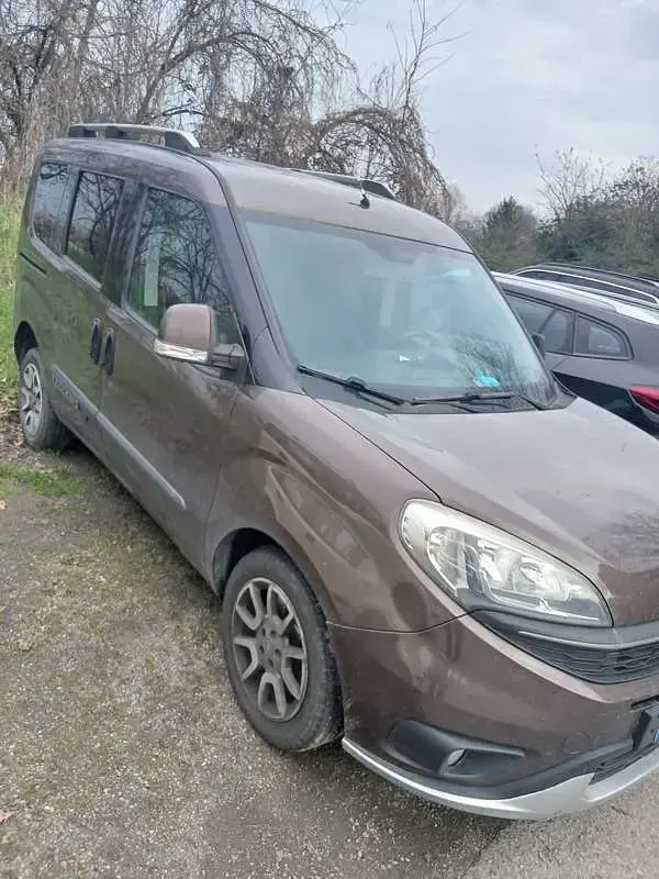 Usata Fiat Doblò Trekking 120 CV (88 kW) 2016 Marrone Monovolume