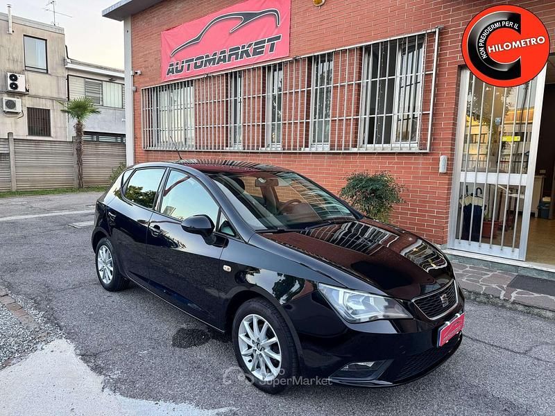 Usata Seat Ibiza Style 75 CV (55 kW) 2017 Nero Berlina
