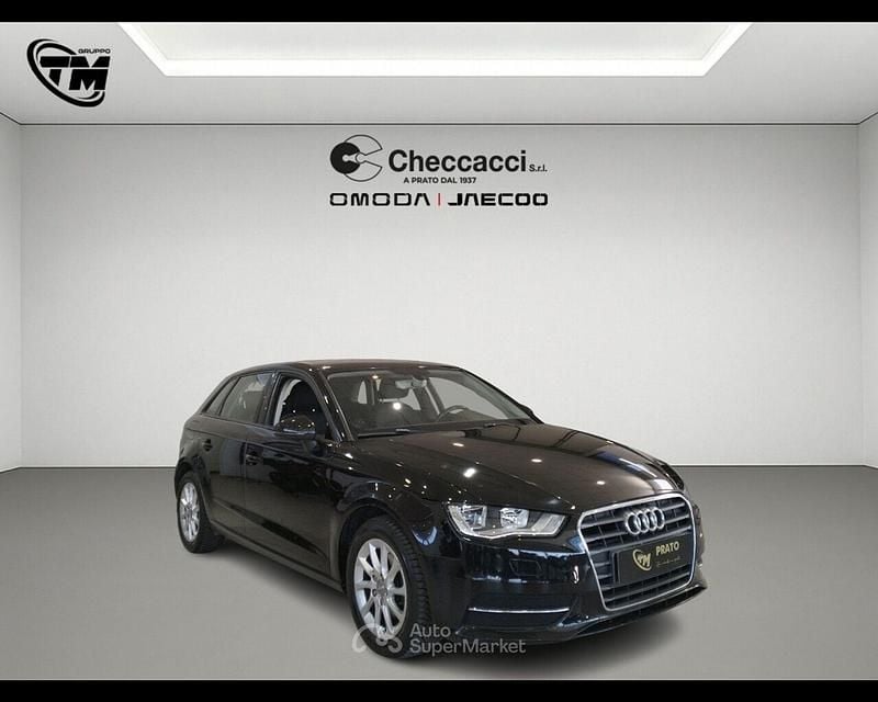 Usata Audi A3 Ambiente 110 CV (80 kW) 2015 Nero Berlina