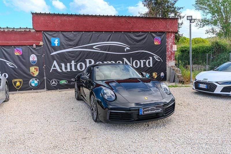 Usata Porsche 911 Targa 4S 450 CV (330 kW) 2021 Nero Cabrio