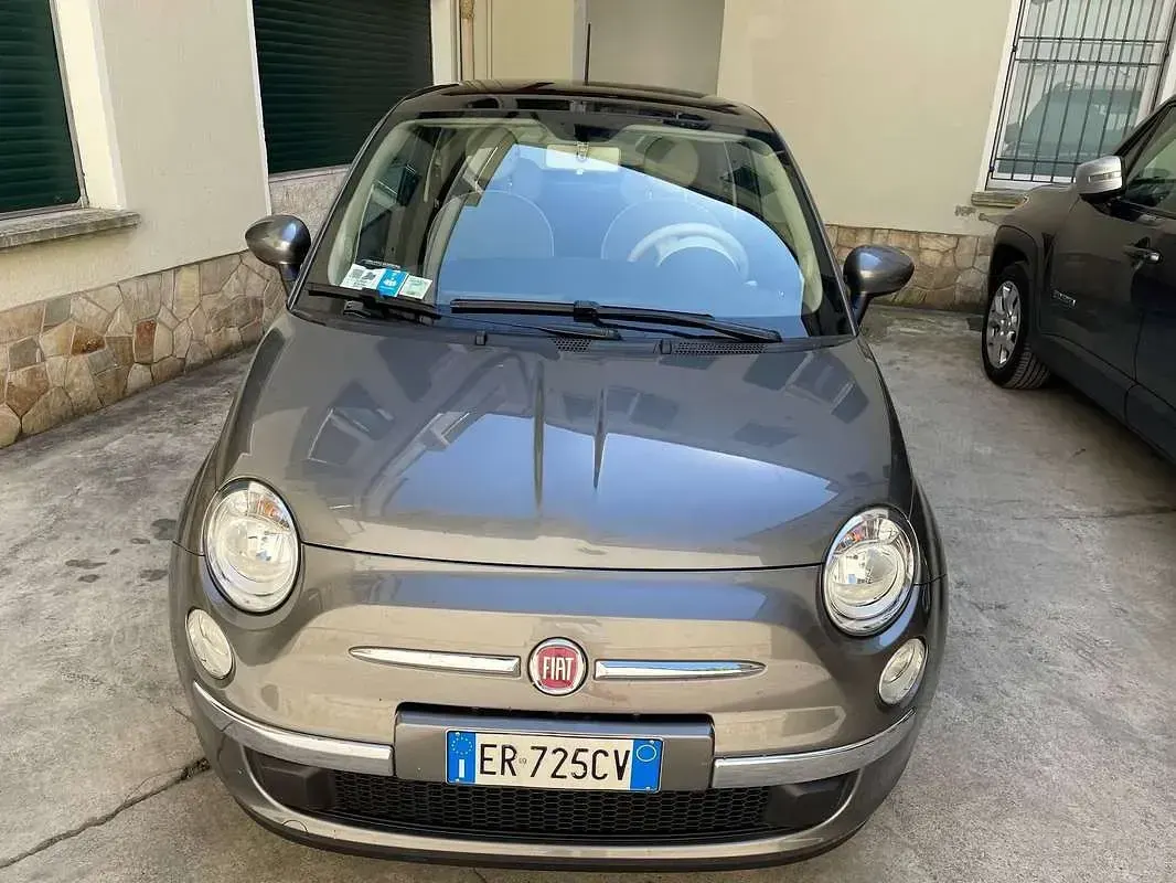 Usata Fiat 500 Lounge 69 CV (50 kW) 2013 Grigio Utilitaria