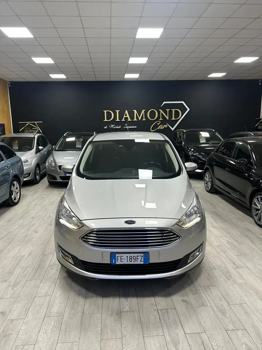Usata Ford C-MAX Titanium 150 CV (110 kW) 2016 Argento Monovolume