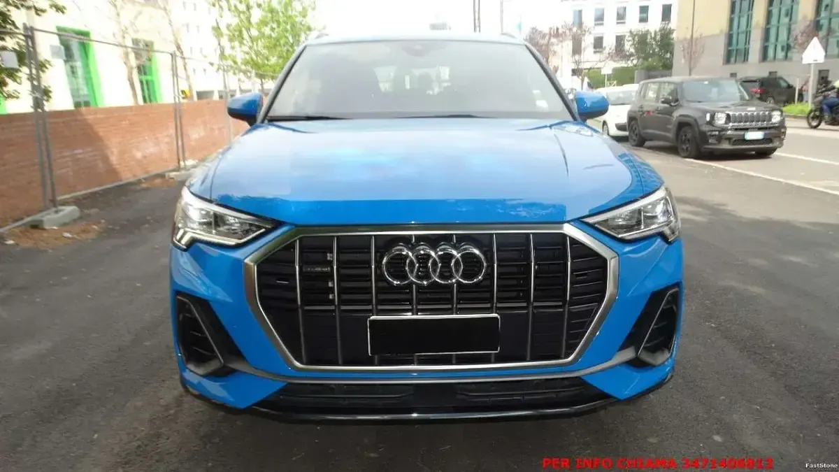 Usata Audi Q3 S-Line 190 CV (139 kW) 2019 Blu/azzurro SUV