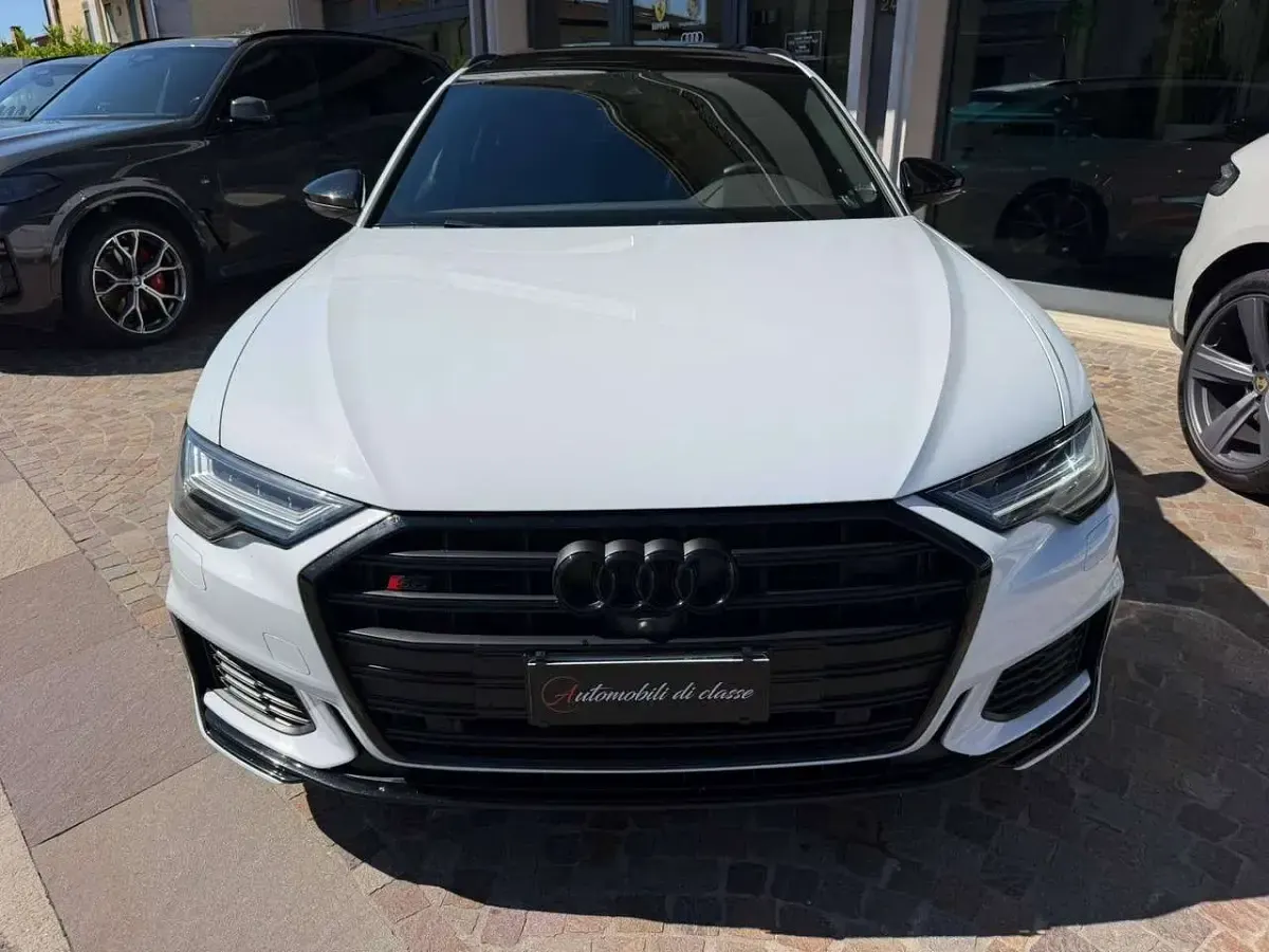 Usata Audi S6 Ambiente 344 CV (253 kW) 2022 Bianco ghiaccio metallizzato Station wagon