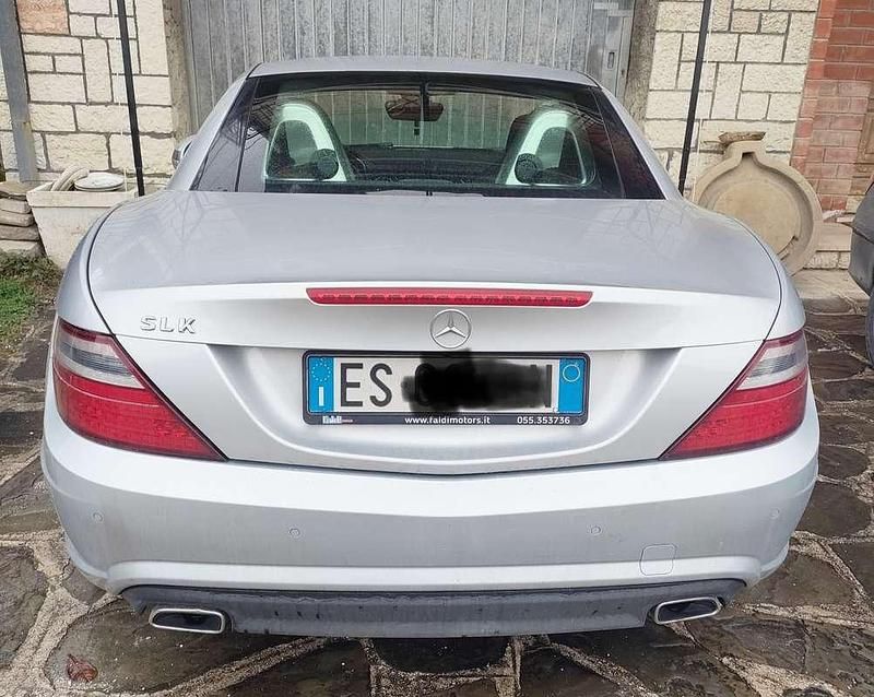 Usata Mercedes SLK200 Premium 184 CV (135 kW) 2013 Argento Cabrio