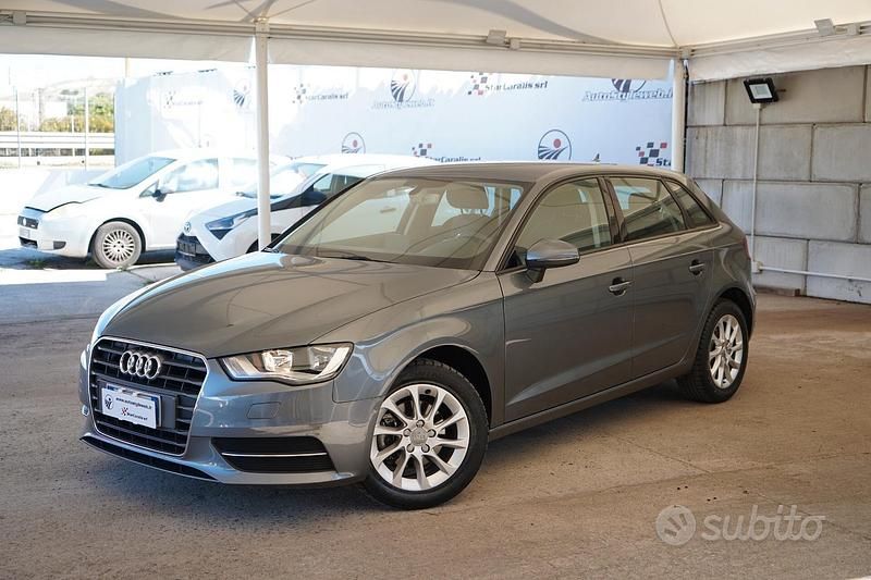 Usata Audi A3 Ambition 110 CV (80 kW) 2016 Grigio Berlina