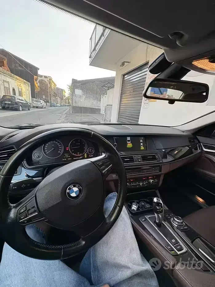 Usata BMW 525 204 CV (150 kW) 2010 Blu Berlina