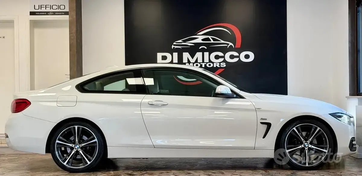 Usata BMW 420 Sport Line 190 CV (139 kW) 2018 Bianco Coupé