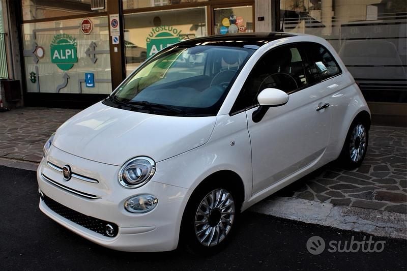 Usata Fiat 500 Lounge 69 CV (50 kW) 2018 Bianco Berlina