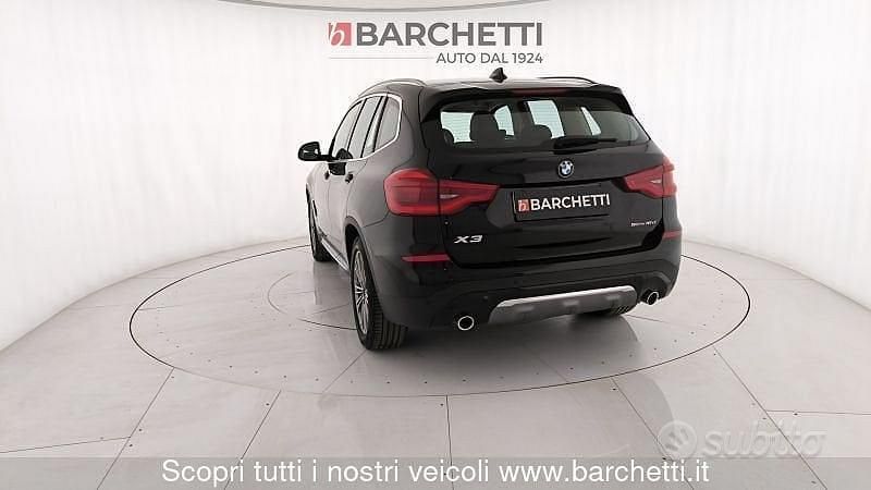Usata BMW X3 Luxury Line 150 CV (110 kW) 2021 Nero SUV