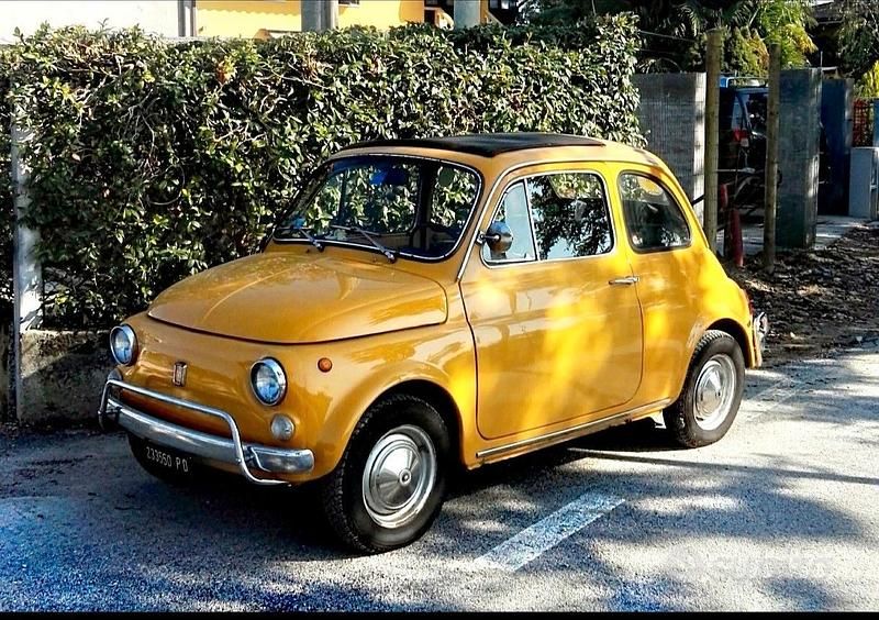 Usata Fiat 500 1960 Giallo Utilitaria