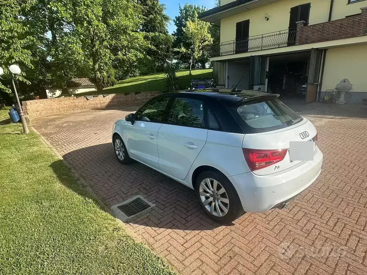 Usata Audi A1 90 CV (66 kW) 2014 Bianco Utilitaria