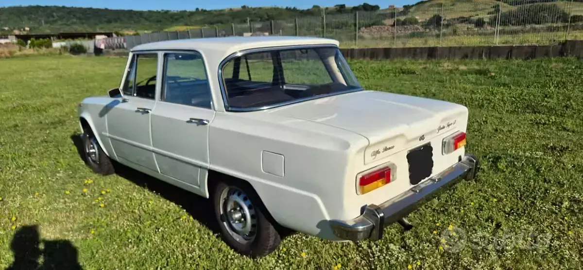 Usata Alfa Romeo Giulia Super 1970 Bianco Berlina