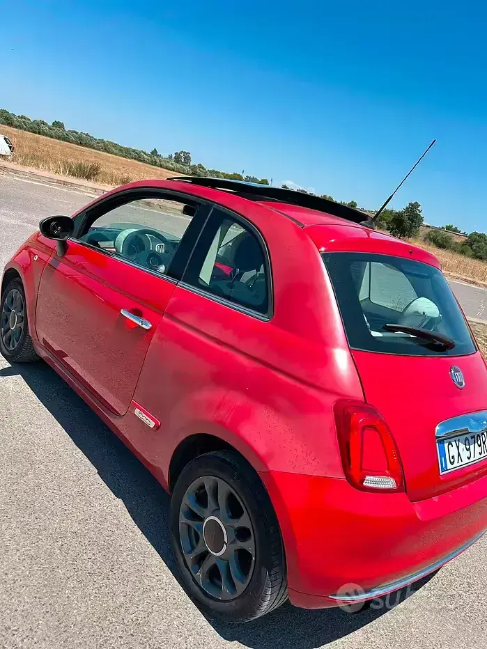 Usata Fiat 500 75 CV (55 kW) 2025 Rosso Berlina