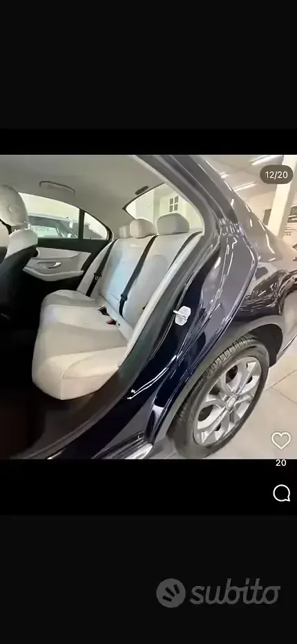 Usata Mercedes C220 95 CV (69 kW) 2015 Blu Berlina