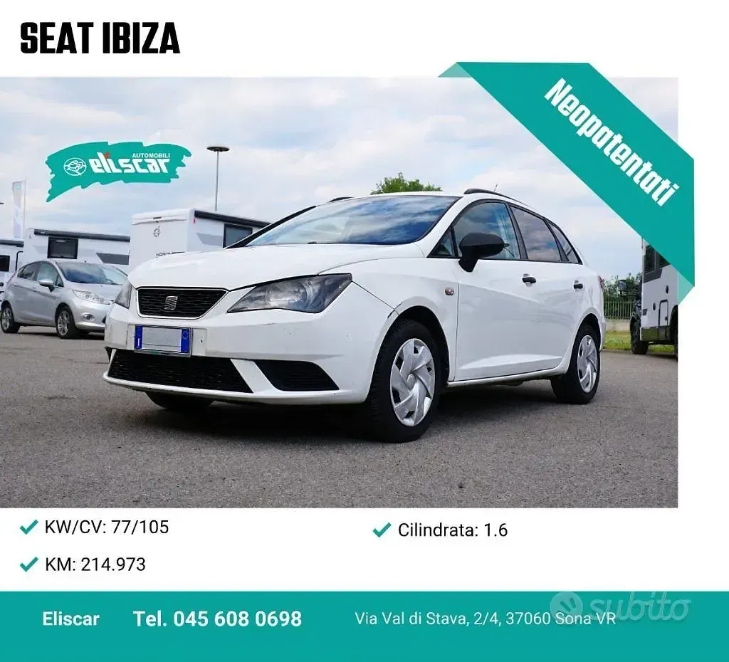 Second-hand Seat Ibiza 105 CP (77 kW) 2012 Alb Berlinǎ