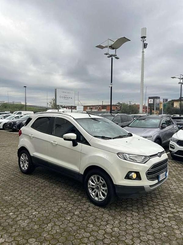 Usata Ford Ecosport Titanium 95 CV (69 kW) 2017 Bianco SUV