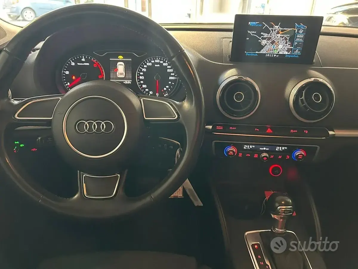 Usata Audi A3 Ambition 110 CV (80 kW) 2016 Grigio Berlina