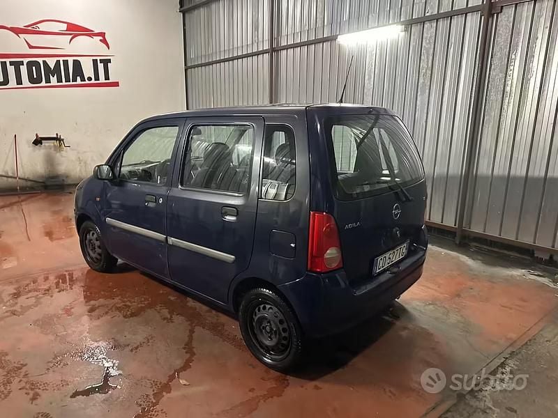 Usata Opel Agila Njoy 75 CV (55 kW) 2004 Blu Monovolume