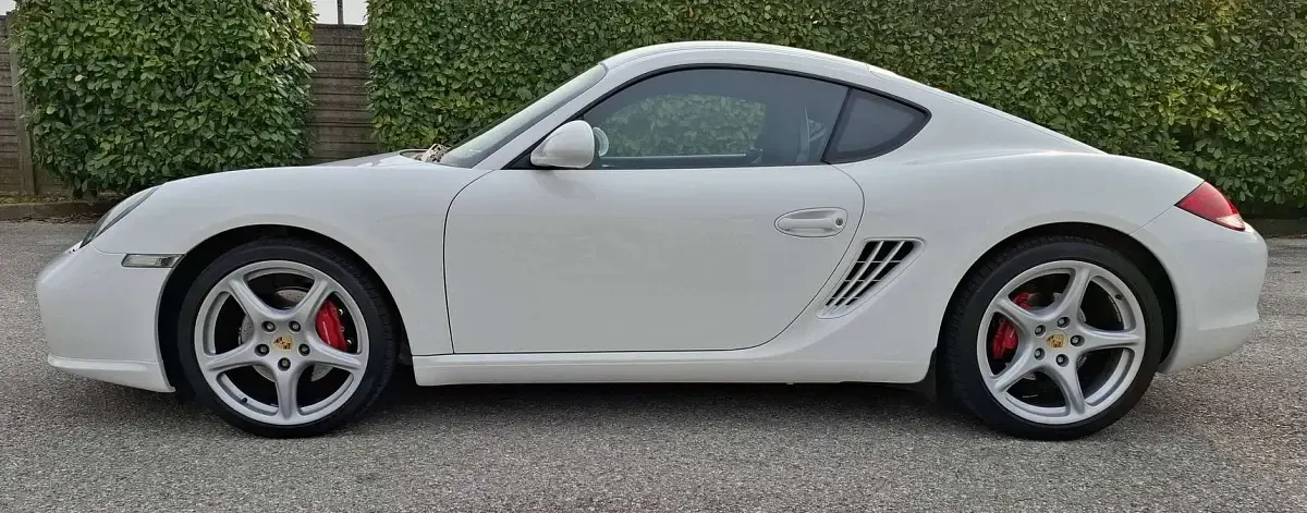 Usata Porsche Cayman S 320 CV (235 kW) 2010 Bianco Coupé