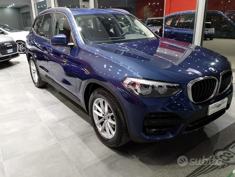 Usata BMW X3 Advantage 190 CV (139 kW) 2021 Blu SUV