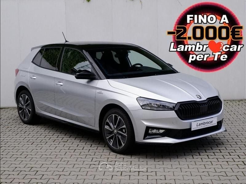 Argento Nuova 2025 Skoda Fabia Monte Carlo Tre volumi | 20.900 € (Buon prezzo) - Immagine 1/4
