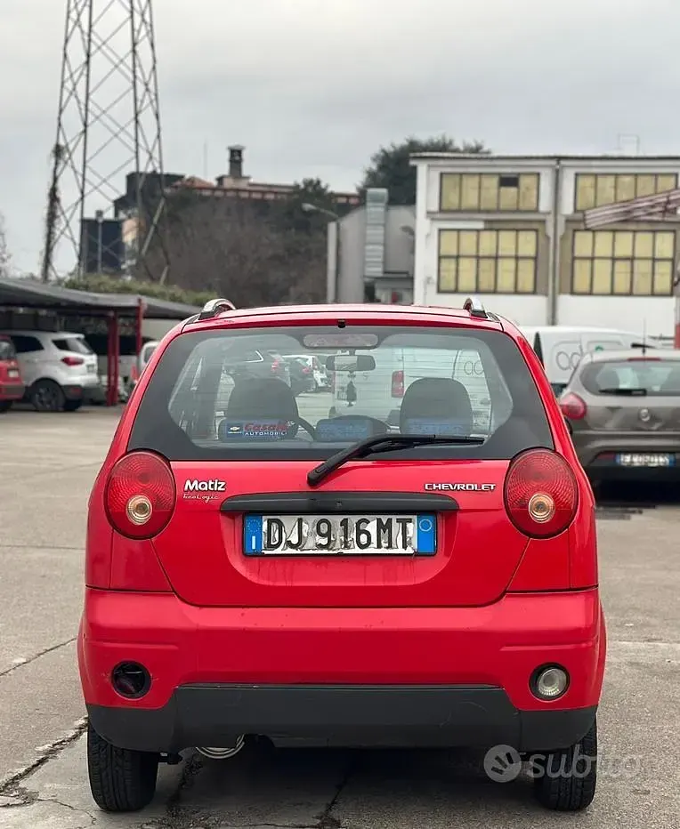 Usata Chevrolet Matiz 46 CV (33 kW) 2007 Rosso Utilitaria