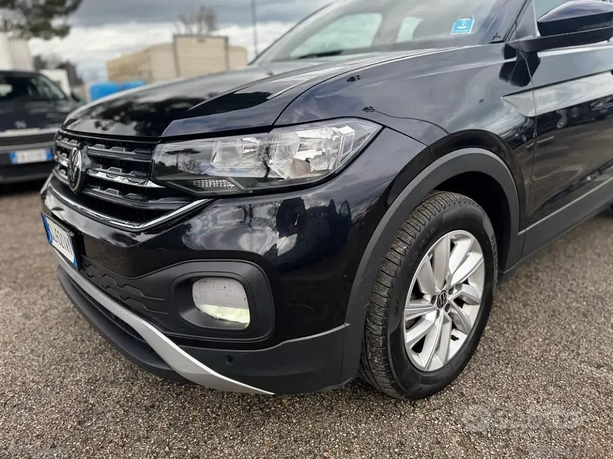 Usata VW T-Cross Advance 110 CV (80 kW) 2022 Blu SUV