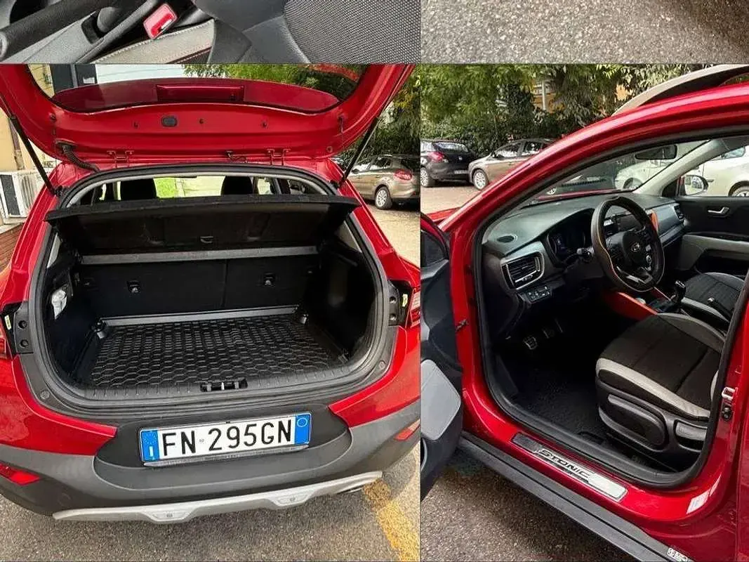 Second-hand Kia Stonic 120 CP (88 kW) 2018 Roșu SUV