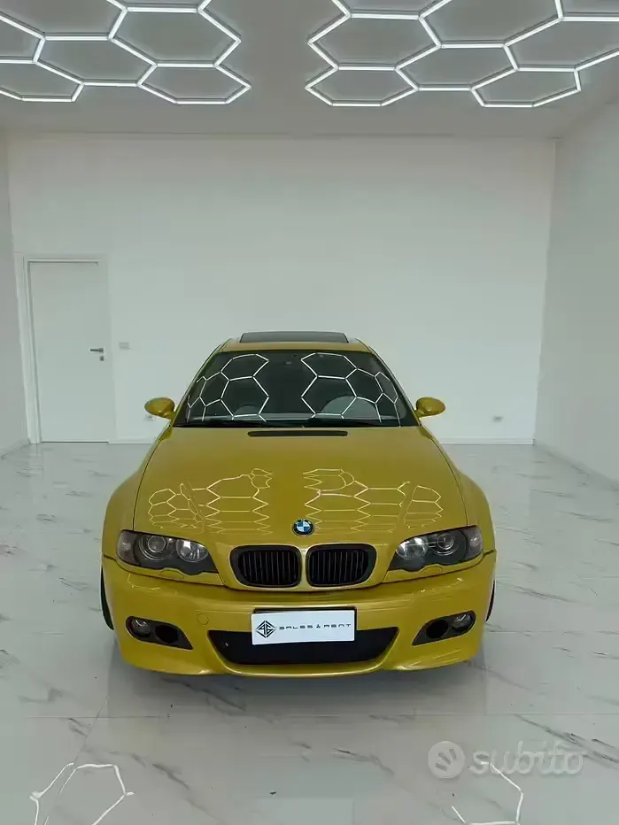 Usata BMW M3 Efficient Dynamics 343 CV (252 kW) 2001 Giallo Coupé