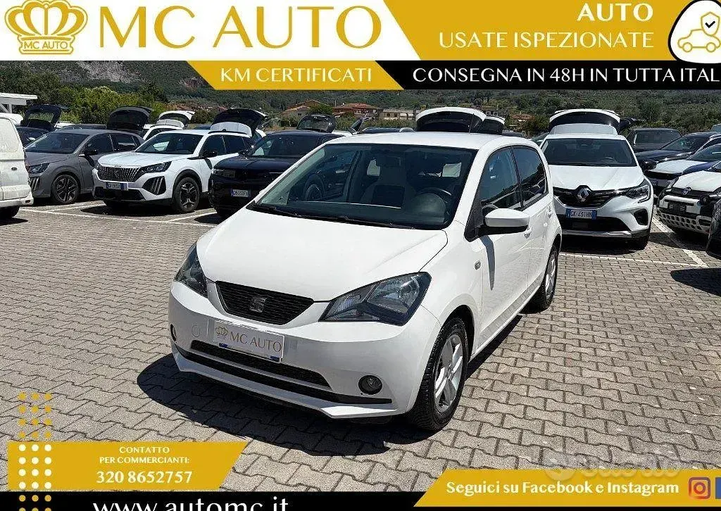 Usata Seat Mii Chic 68 CV (50 kW) 2014 Bianco Utilitaria